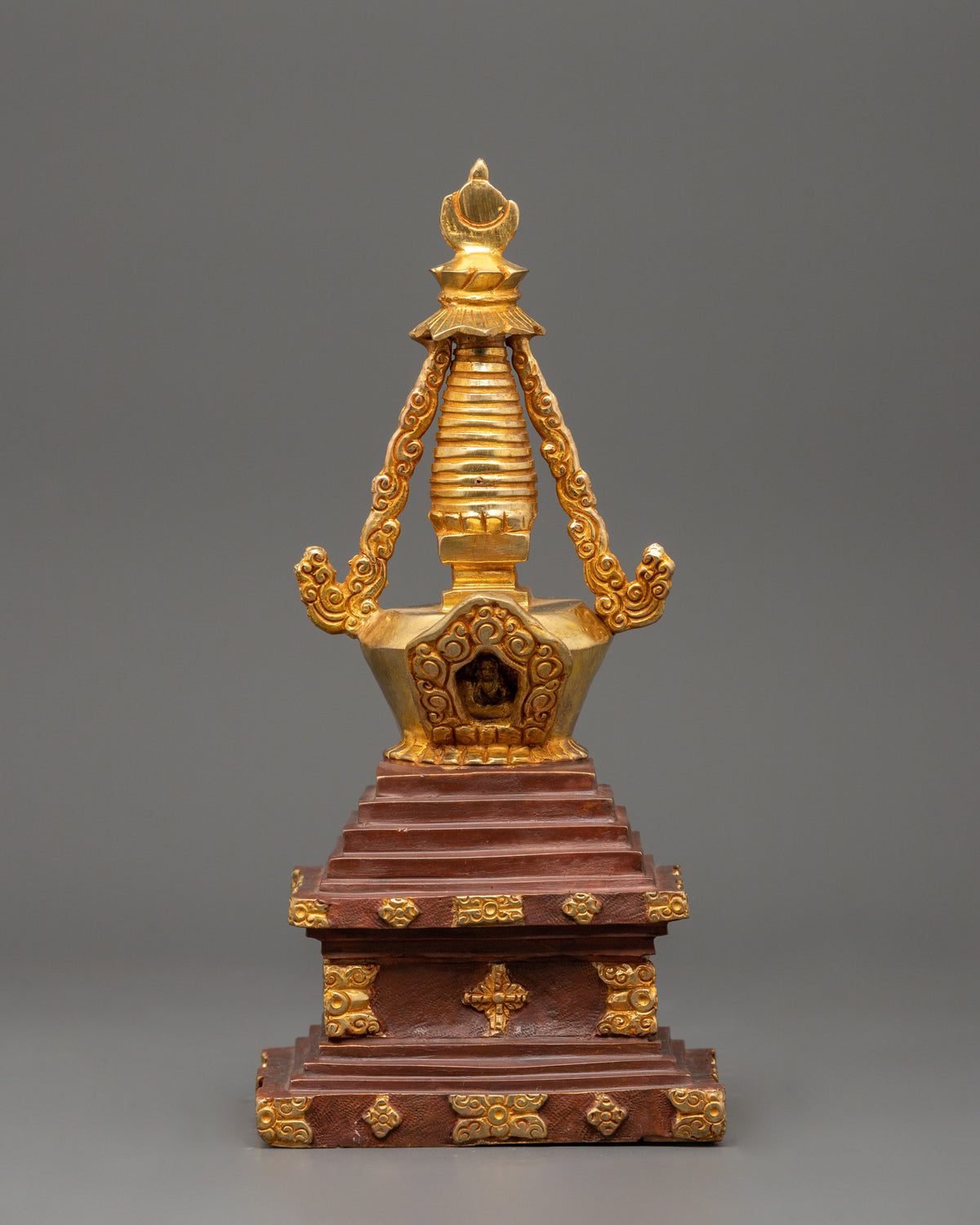 Himalayan Sacred Namgyal Stupa | Traditional Spiritual Artwork