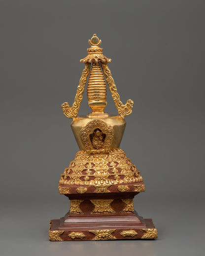 oxidized-gold-plated-stupa