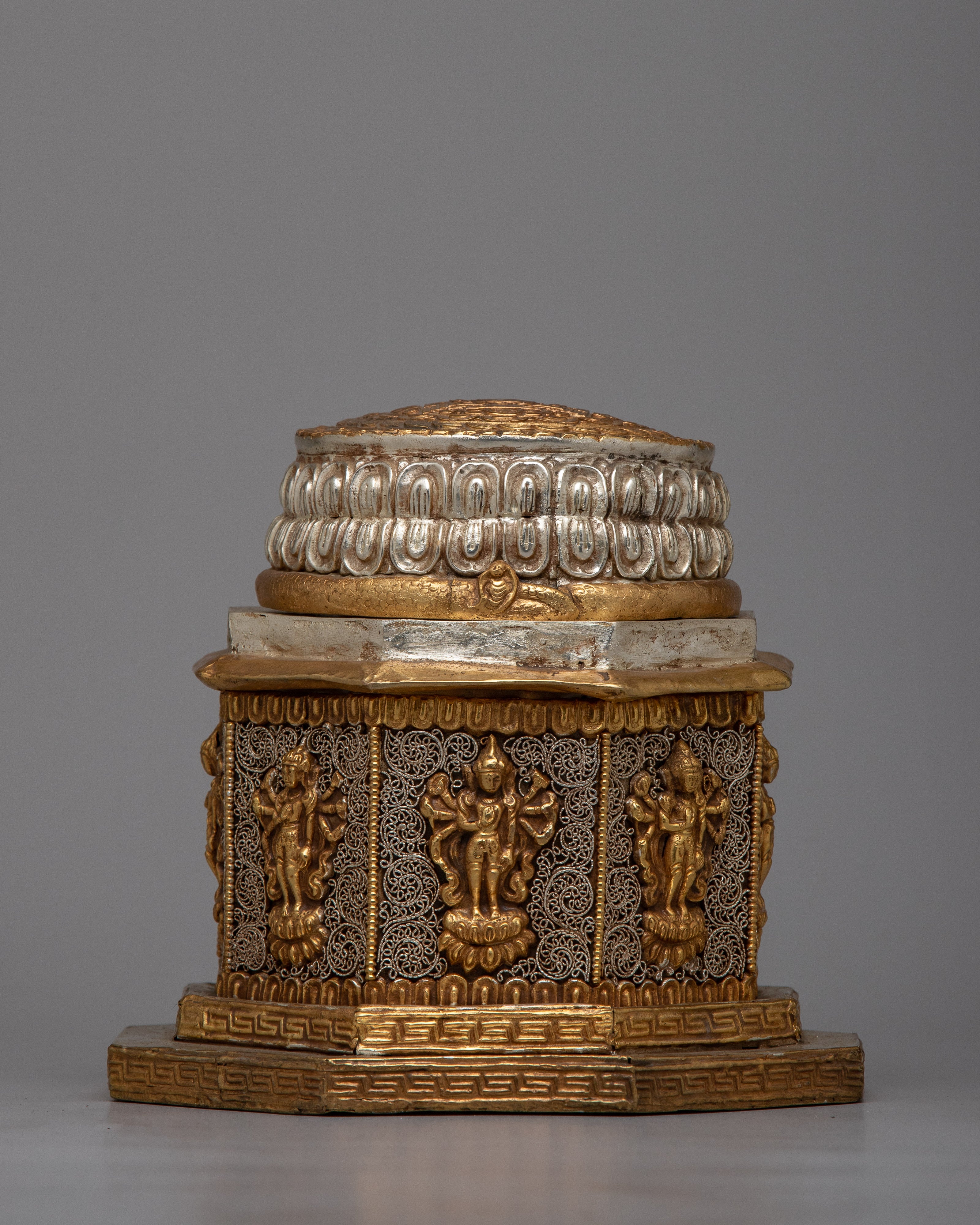 Copper Dharma dhatu Statue