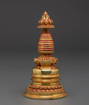 Handcrafted Himalayan Stupa