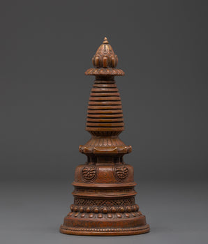 Handcrafted traditional stupa