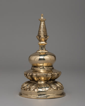 Handcrafted Brass Stupa