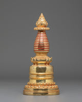 Handcrafted Sacred Himalayan Stupa 