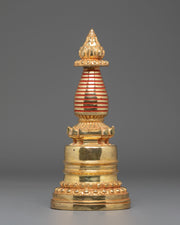 Handcrafted Sacred Himalayan Stupa 