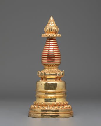 Handcrafted Sacred Himalayan Stupa 