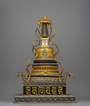 Decorative Buddhist Stupa Sculpture