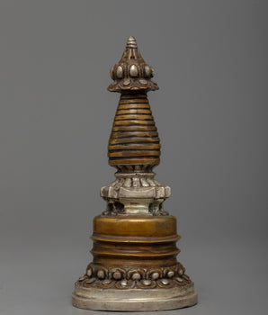 Handcrafted Kadampa Buddha Stupa