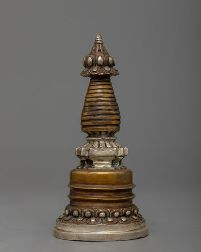 Handcrafted Kadampa Buddha Stupa