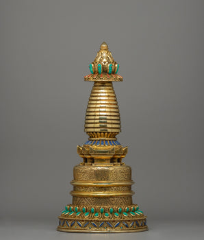stupa-with-floral-carving