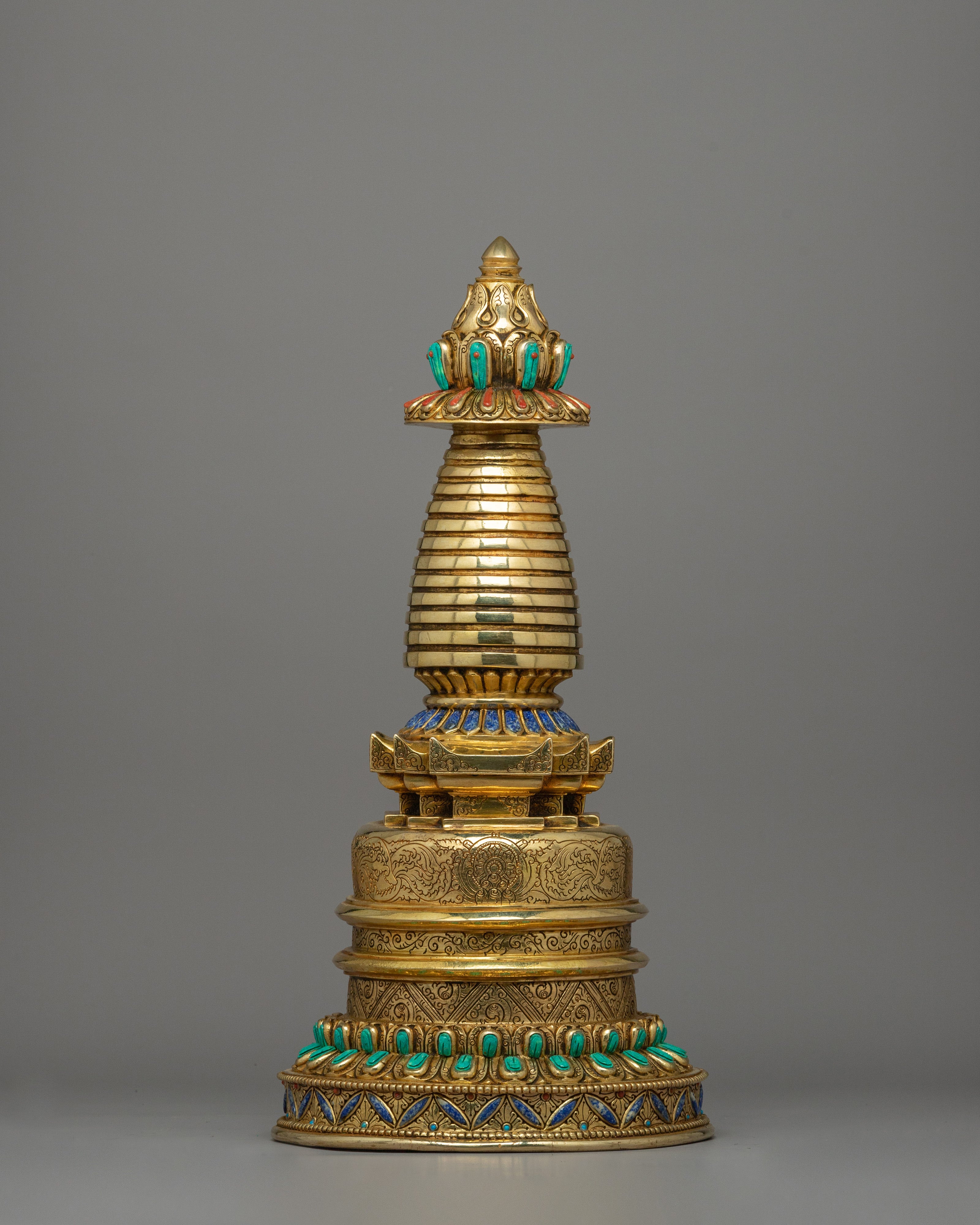 stupa-with-floral-carving