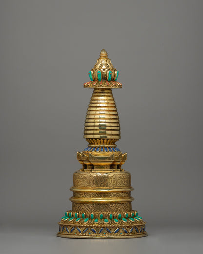 stupa-with-floral-carving