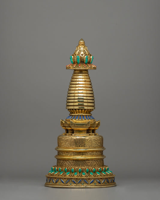 stupa-with-floral-carving