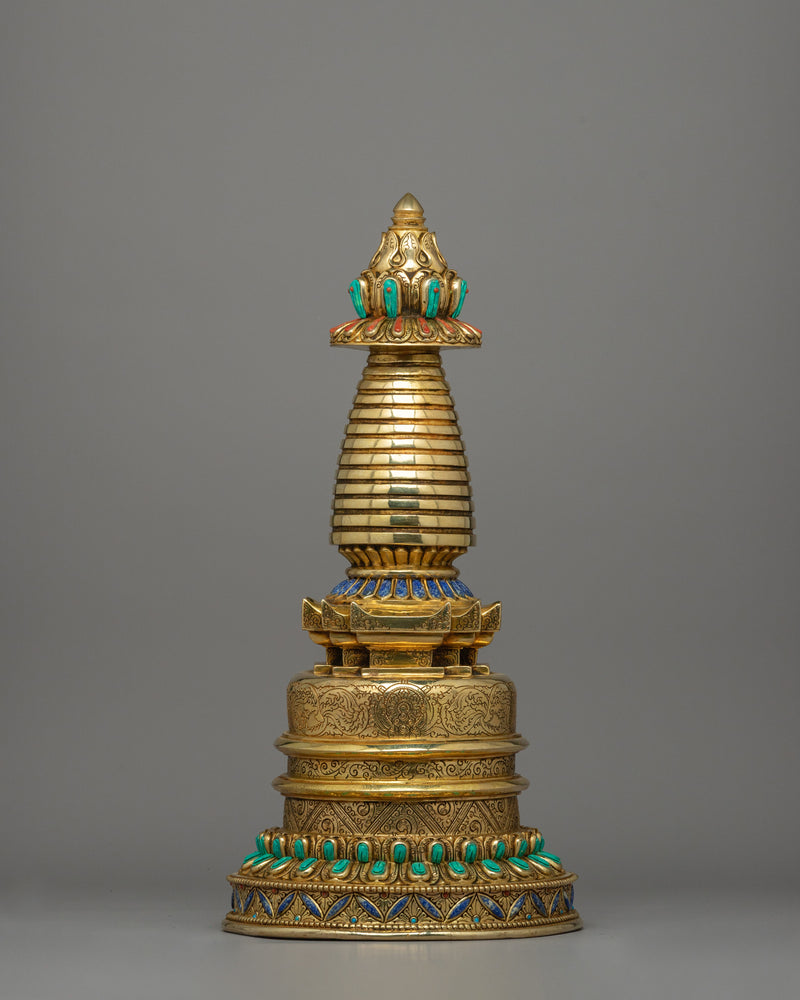 stupa-with-floral-carving