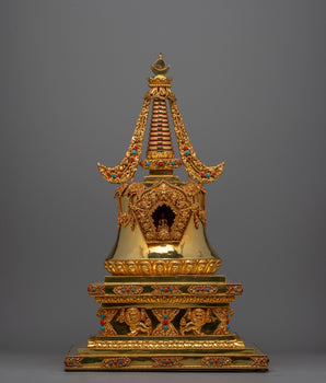 Nirvana Stupa Statue | Beautifully Crafted to Represent the Ultimate State of Enlightenment