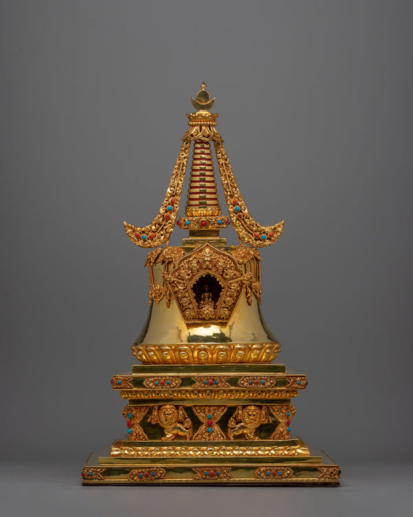 Nirvana Stupa Statue | Beautifully Crafted to Represent the Ultimate State of Enlightenment