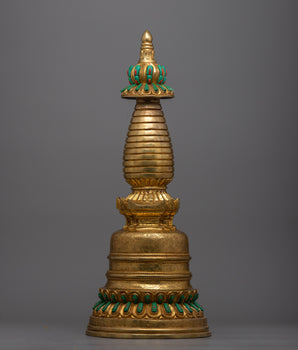 Handcrafted Spiritual Stupa