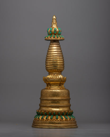 Handcrafted Spiritual Stupa