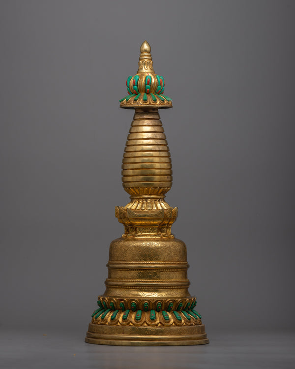 Handcrafted Spiritual Stupa