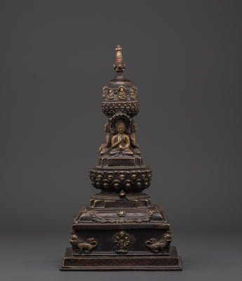 Sacred Buddhist Stupa Decor