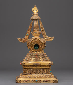 Sacred Stupa Containing Amitābha Buddha