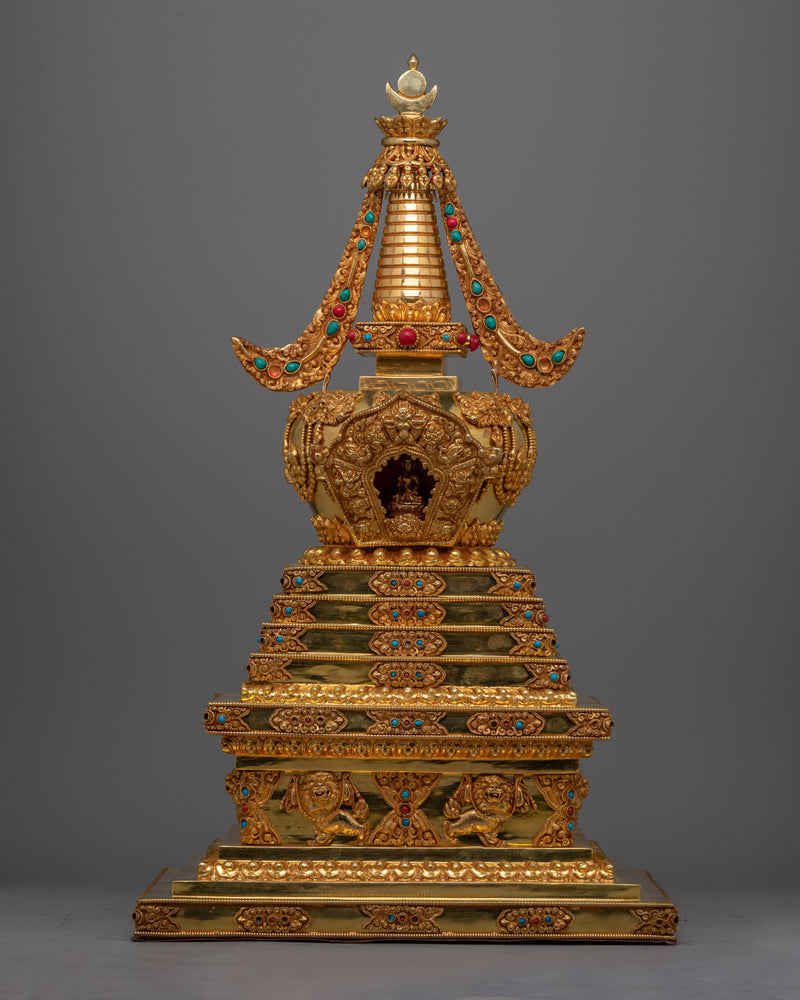 Buddhist Sacred Temple Stupa 