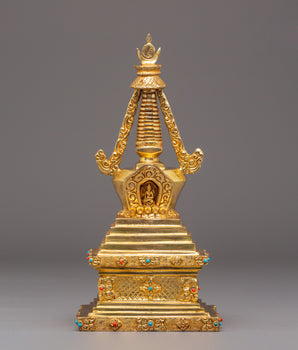 Handmade Himalayan Buddhist Stupa 