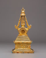 Handmade Himalayan Buddhist Stupa 