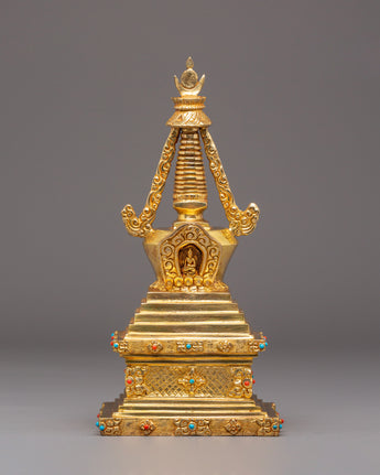 Handmade Himalayan Buddhist Stupa 