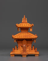 Wooden Buddhist Religious Stupa