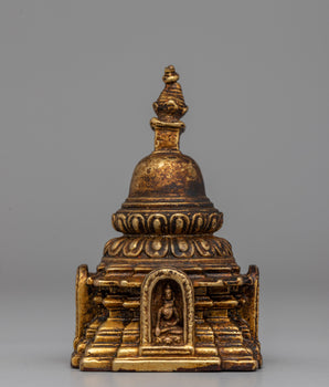 Tibetan Stupa Sculpture