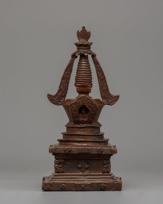 traditionally-handcarved-stupa