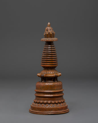 Decorative Buddhist stupa