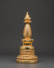 gold Plated-stupa-for-spiritual-space