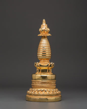 gold Plated-stupa-for-spiritual-space
