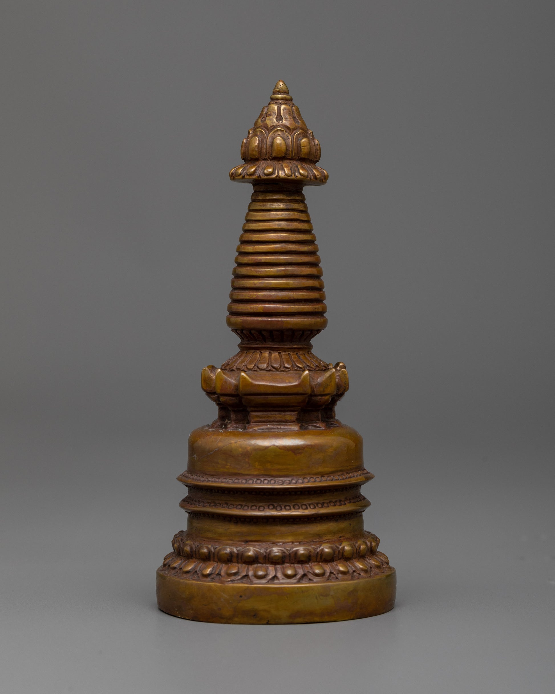 Oxidized Copper Stupa