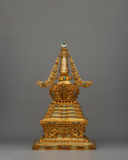 gold-plated-stupa-for-shrine
