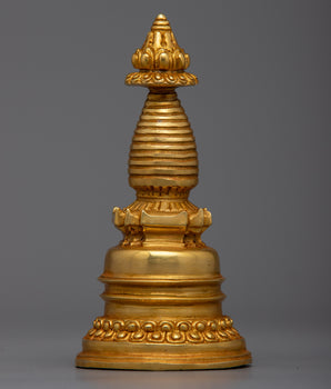 Buddhist Copper Kadampa Stupa 