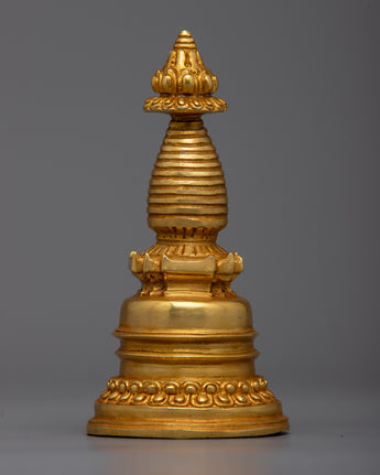 Buddhist Copper Kadampa Stupa 