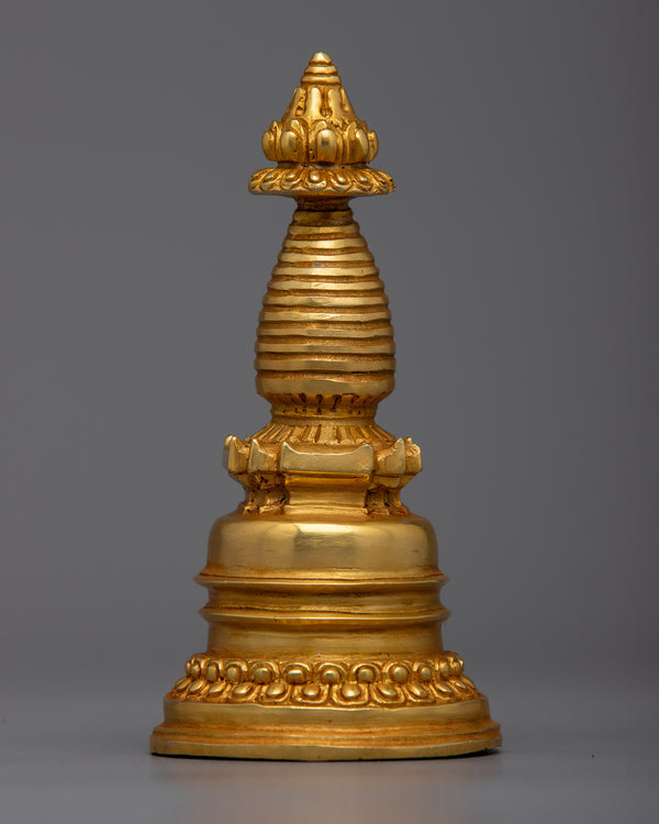 Buddhist Copper Kadampa Stupa 