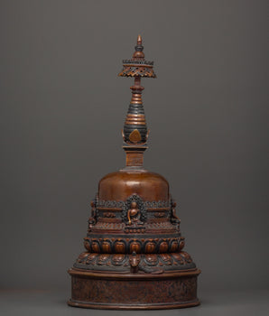 copper-oxidized-stupa