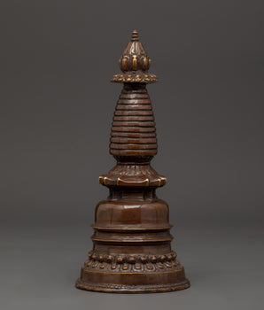 Copper Stupa for Altar | Altar and Meditation