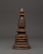 Copper Stupa for Altar | Altar and Meditation
