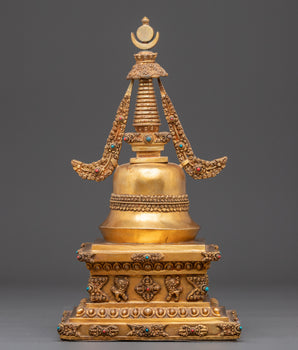 Sacred Buddhist Stupa Monument