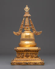 Sacred Buddhist Stupa Monument