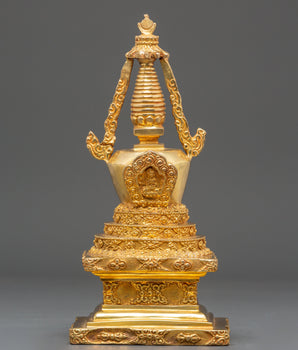 Buddhist Shrine Stupa for Meditation | Sacred Symbol of Peace and Wisdom