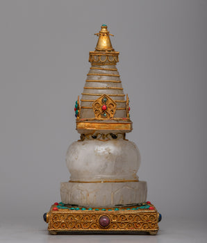 Buddhist Crystal Stupa