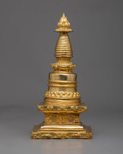 Handcrafted Golden Stupa