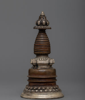 Handcrafted Stupa Statue 