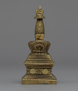 Buddhist Brass Stupa