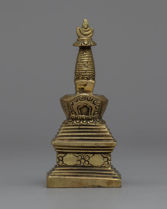 Buddhist Brass Stupa